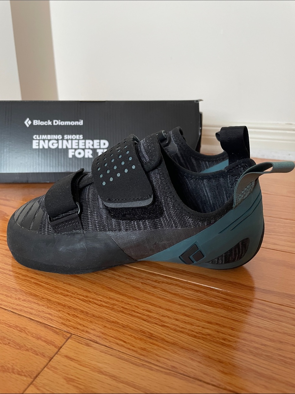 Black Diamond Zone LV Climbing Shoes in Sea Grass, Men’s US 8